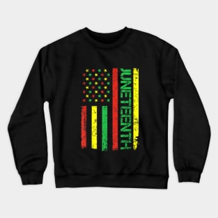 juneteenth flag 2023 Crewneck Sweatshirt